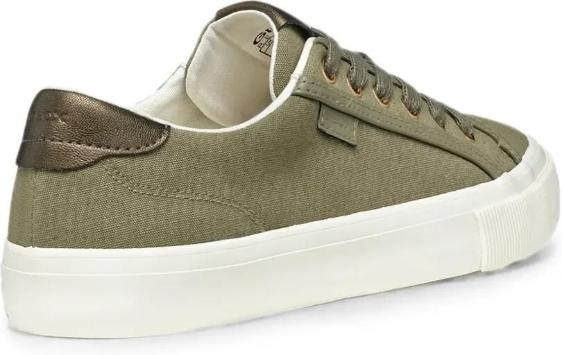 Geox D Emmeleny canvas sneakers Groen - Foto 2