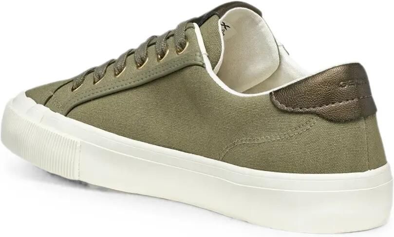 Geox D Emmeleny canvas sneakers Groen - Foto 3