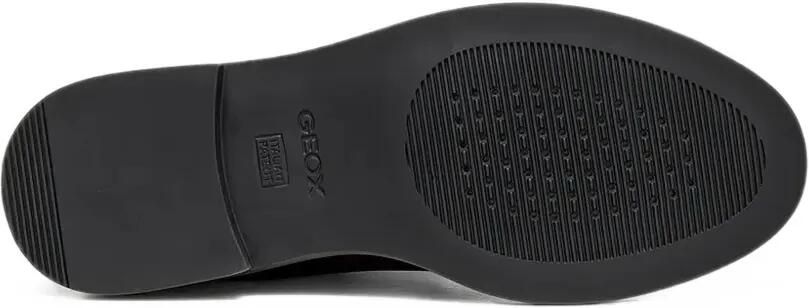 Geox D Serilda leren enkellaarzen met brogue-detail Bruin - Foto 5