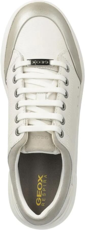 Geox Dayla geperforeerde sneakers met vlakken Wit - Foto 4