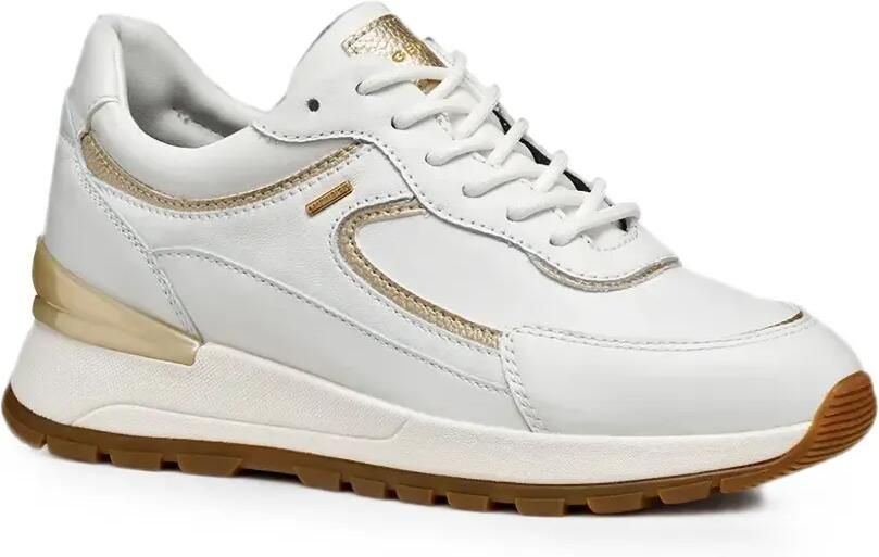 Geox Desya Abx sneakers met metallic afwerking Wit - Foto 4