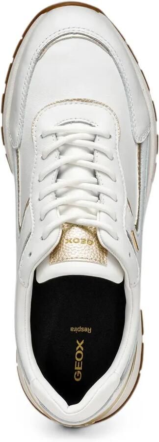 Geox Desya Abx sneakers met metallic afwerking Wit - Foto 5