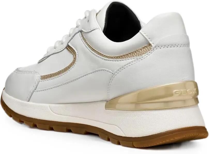 Geox Desya Abx sneakers met metallic afwerking Wit - Foto 3