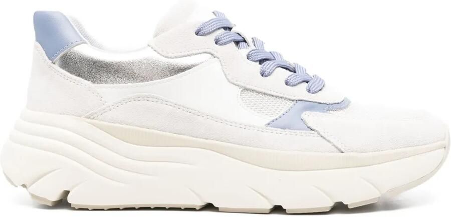 Geox Diamanta sneakers met vlakken Wit - Foto 4