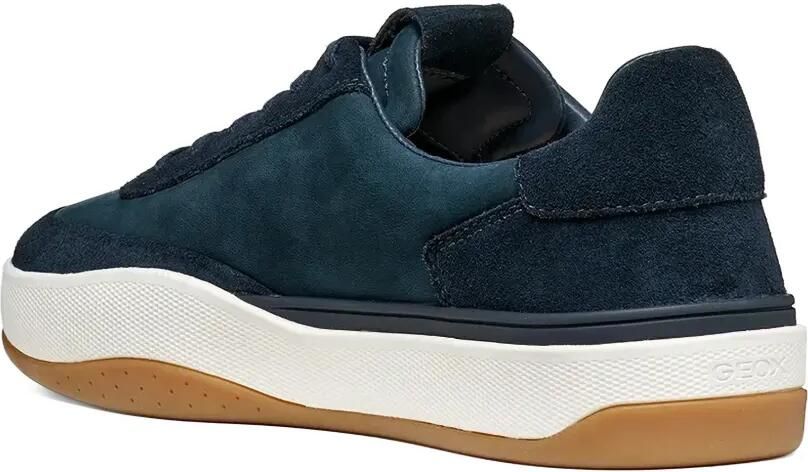 Geox Dynamia suède sneakers met vlakken Blauw - Foto 2