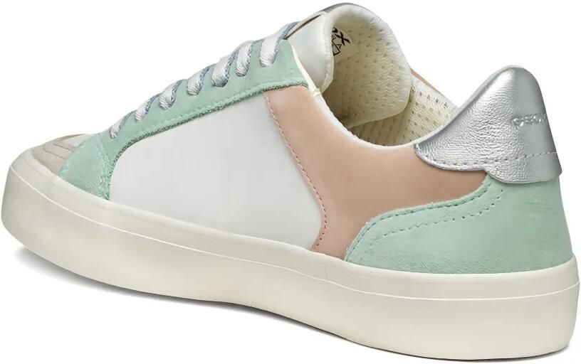 Geox Emmeley leren sneakers Wit