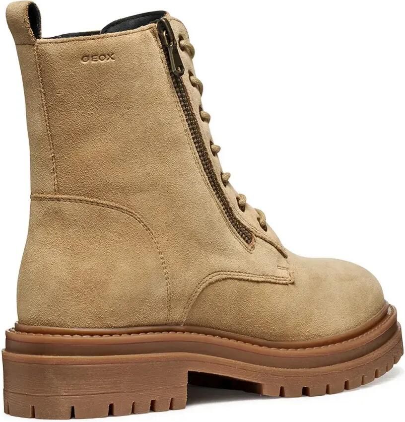 Geox Enkellaarzen met rits Beige - Foto 2
