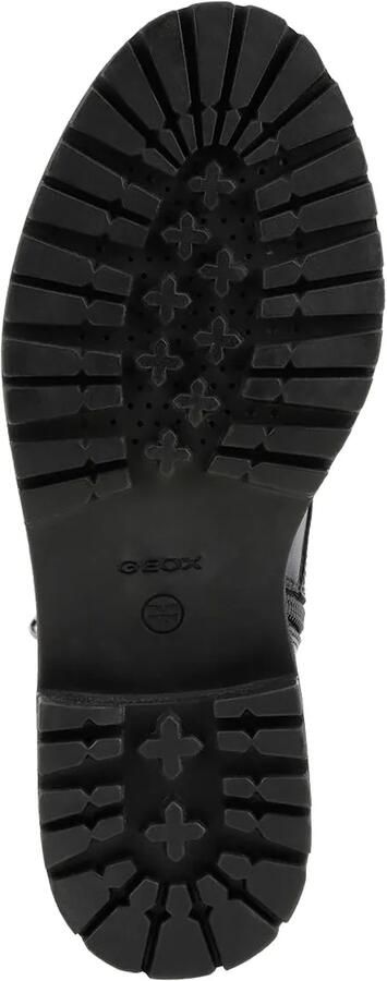 Geox Enkellaarzen met veters en rits Zwart - Foto 4