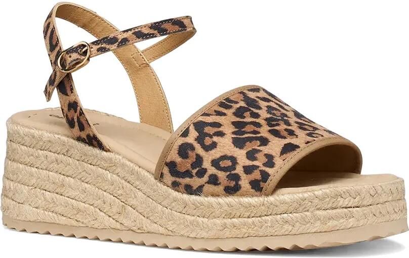 Geox Espadrilles met luipaardprint Beige - Foto 4