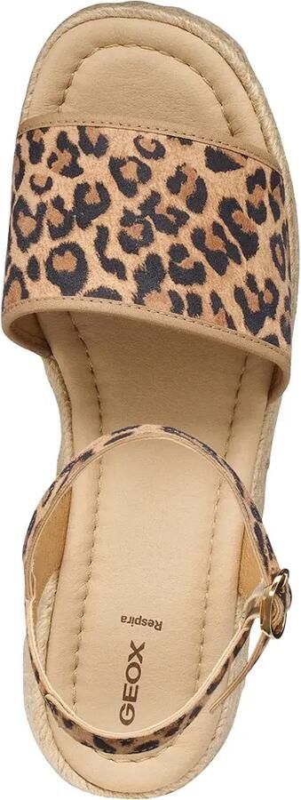 Geox Espadrilles met luipaardprint Beige - Foto 5