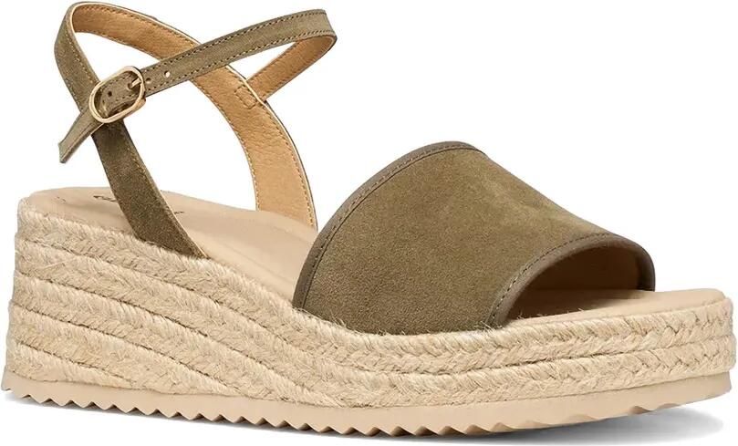 Geox Espadrilles met plateauzool Groen - Foto 5