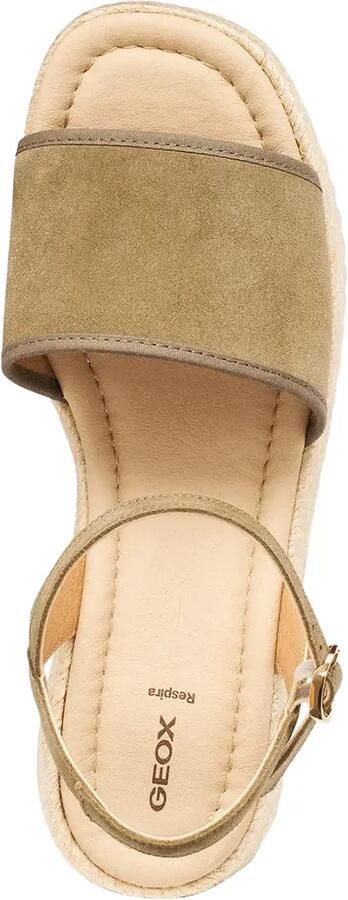 Geox Espadrilles met plateauzool Groen - Foto 4