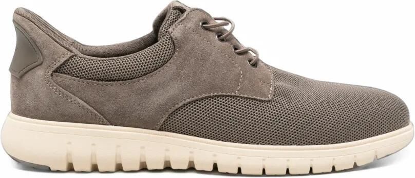 Geox Flextride F Plus sneakers met vlakken Bruin