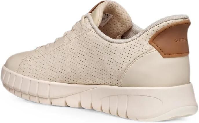 Geox Flextride Plus slip-on sneakers met geperforeerde details Beige - Foto 4