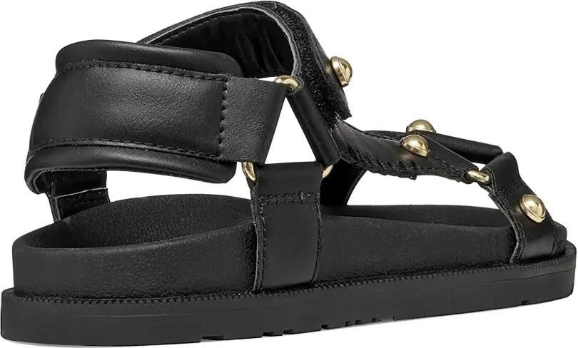 Geox Foammentera sandalen met klittenband en studs Zwart - Foto 2