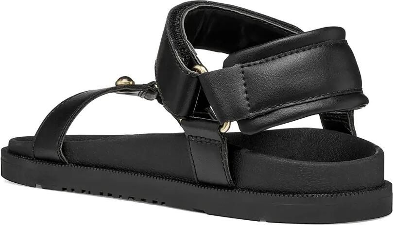 Geox Foammentera sandalen met klittenband en studs Zwart - Foto 3