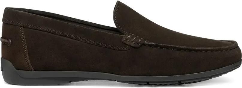 Geox Gevlochten suède loafers Bruin