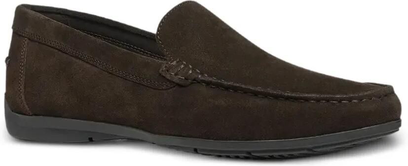 Geox Gevlochten suède loafers Bruin - Foto 4