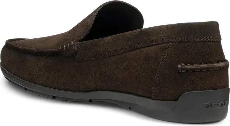 Geox Gevlochten suède loafers Bruin - Foto 2