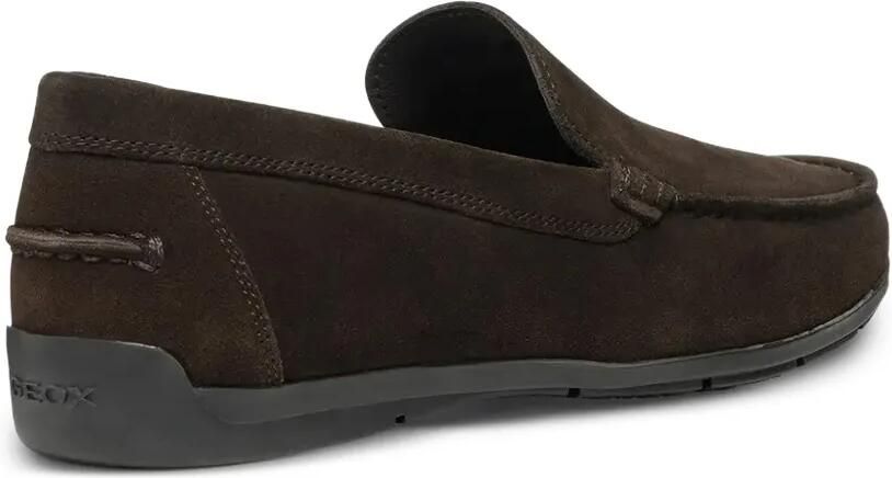Geox Gevlochten suède loafers Bruin - Foto 3