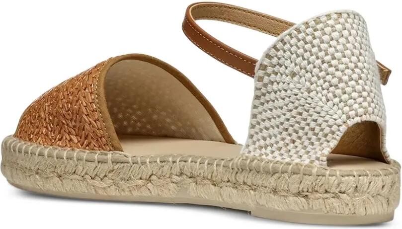 Geox Geweven espadrilles met enkelbandje Bruin - Foto 3
