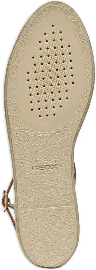 Geox Geweven espadrilles met enkelbandje Bruin - Foto 5