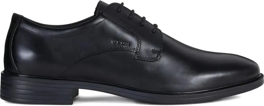 Geox Gladwin leren veterschoenen Zwart