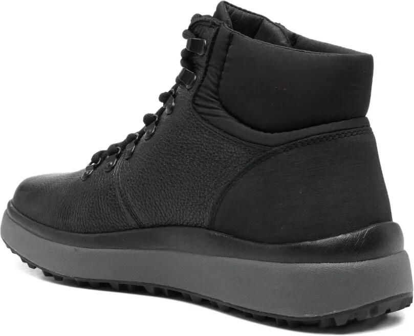 Geox Granito + Grip laarzen met gewatteerde rand en veters Zwart - Foto 2