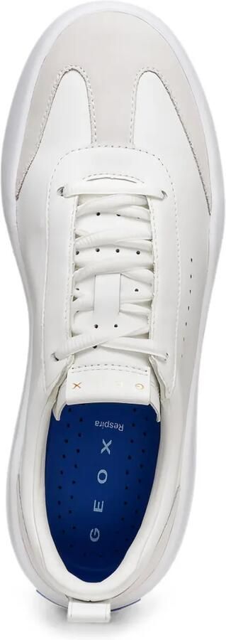 Geox Gxcp-02 sneakers met suède vlakken Wit - Foto 4