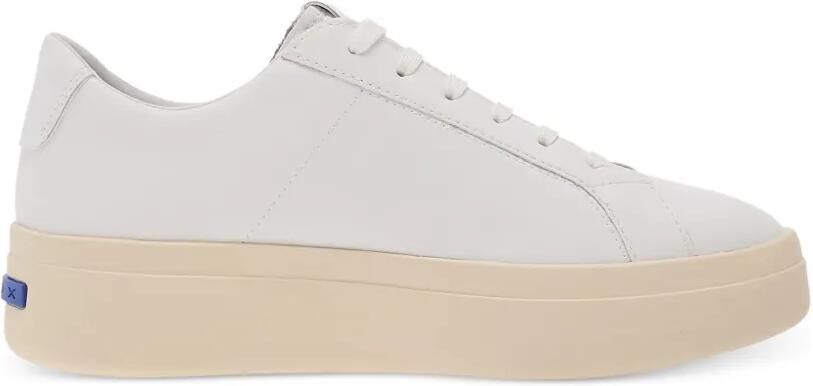 Geox Gxcp-03 leren sneakers met plateauzool Wit