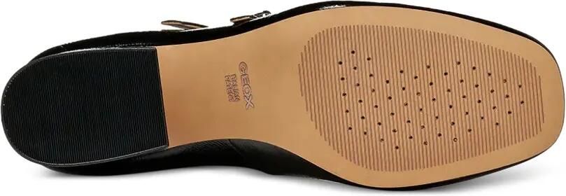 Geox Kalidine pumps met dubbele bandjes en gelakte afwerking Zwart - Foto 4