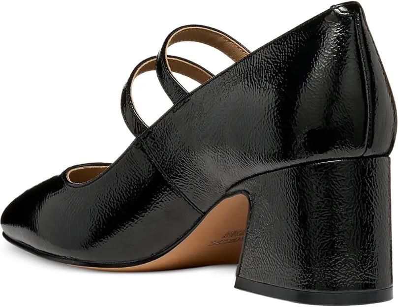 Geox Kalidine pumps met dubbele bandjes en gelakte afwerking Zwart - Foto 2