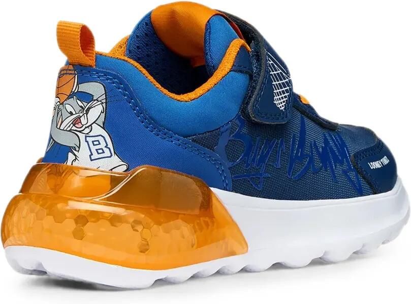 Geox Kids Activart Illuminus Looney Tunes sneakers Blauw - Foto 2