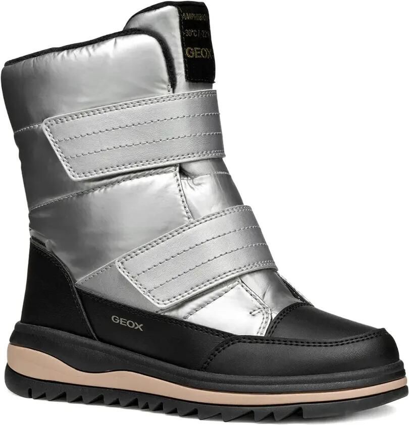 Geox Kids Adelhide ABX laarzen met klittenband Zilver