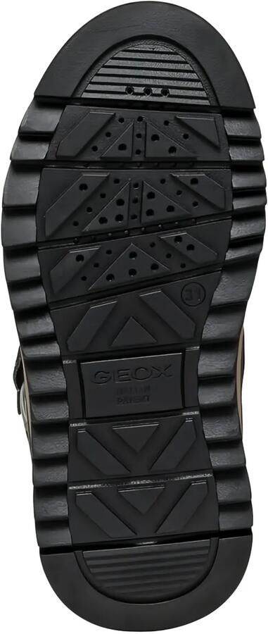 Geox Kids Adelhide gewatteerde laarzen met voering van imitatiebont Zwart
