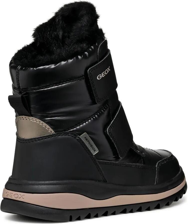 Geox Kids Adelhide gewatteerde laarzen met voering van imitatiebont Zwart - Foto 2