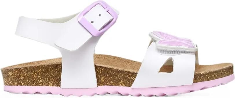 Geox Kids Adriel sandalen met gespsluiting en vlinderpatch Wit - Foto 4