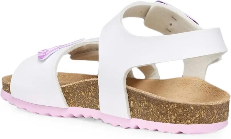 Geox Kids Adriel sandalen met gespsluiting en vlinderpatch Wit - Foto 2