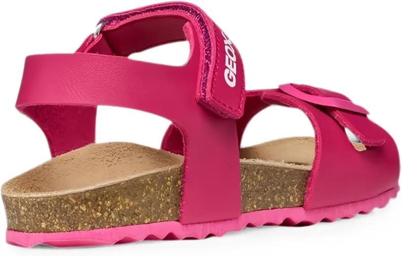 Geox Kids Adriel sandalen met open neus en klittenband Roze - Foto 2