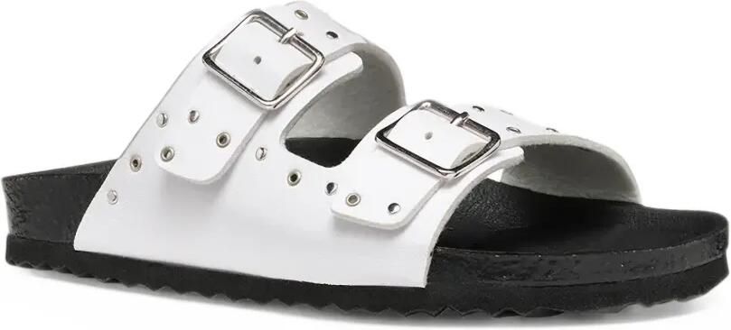 Geox Kids Adriel stud-embellished sandals Wit