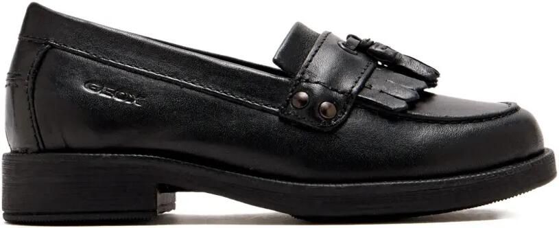 Geox Kids Agata loafers verfraaid met kwastje en studs Zwart
