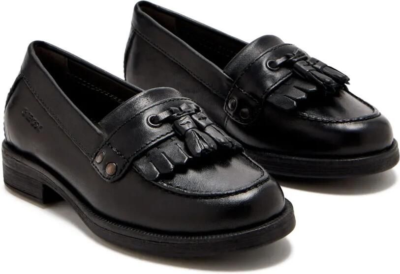 Geox Kids Agata loafers verfraaid met kwastje en studs Zwart - Foto 3