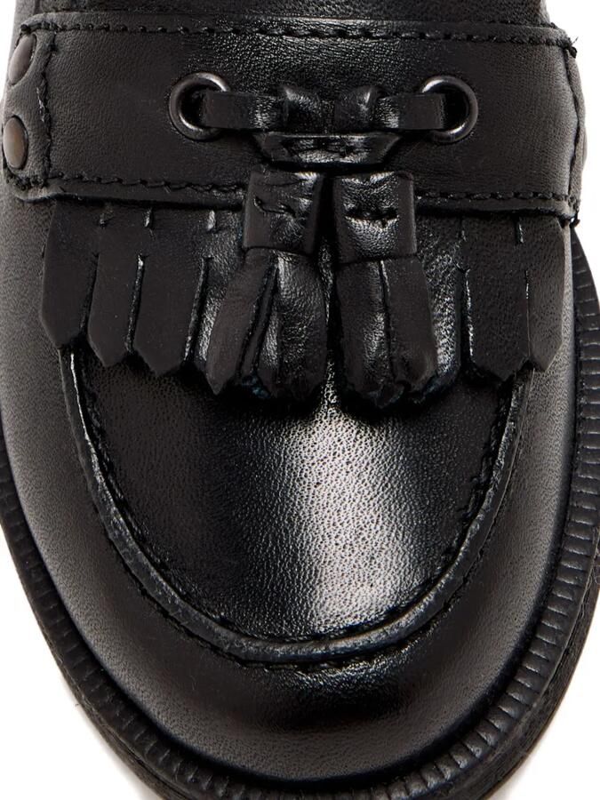 Geox Kids Agata loafers verfraaid met kwastje en studs Zwart - Foto 2
