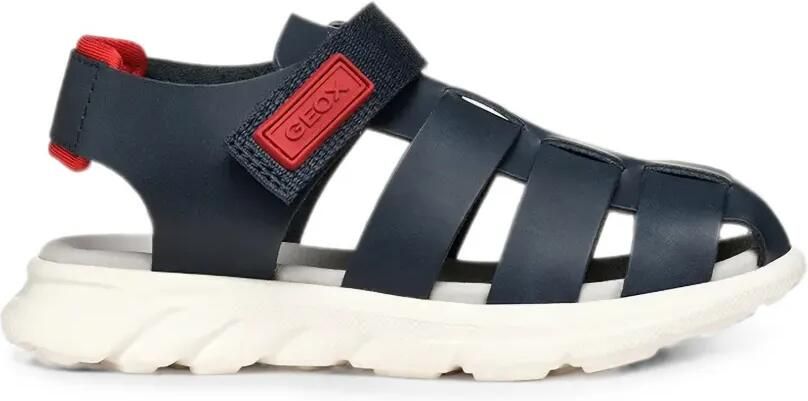 Geox Kids Airadyum gekooide sandalen met klittenband Blauw - Foto 5