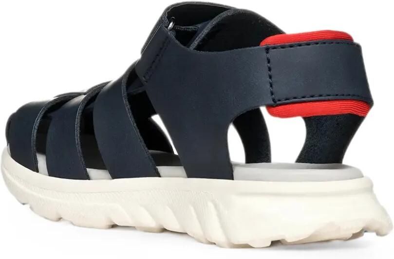 Geox Kids Airadyum gekooide sandalen met klittenband Blauw - Foto 2