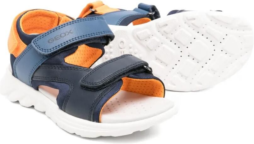 Geox Kids Airadyum sandalen met dubbele bandjes Blauw - Foto 3