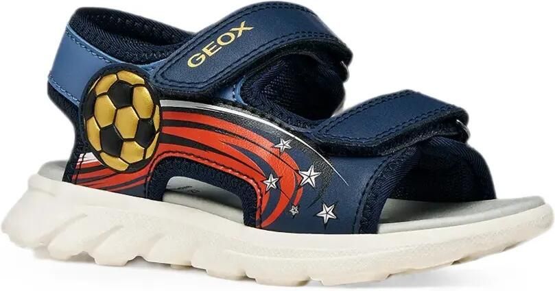 Geox Kids Airadyum sandalen met klittenband Blauw