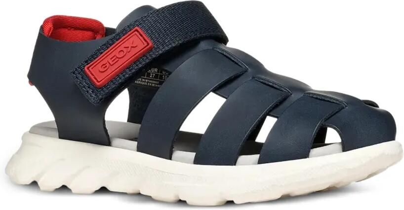 Geox Kids Airadyum sandalen met klittenband Blauw