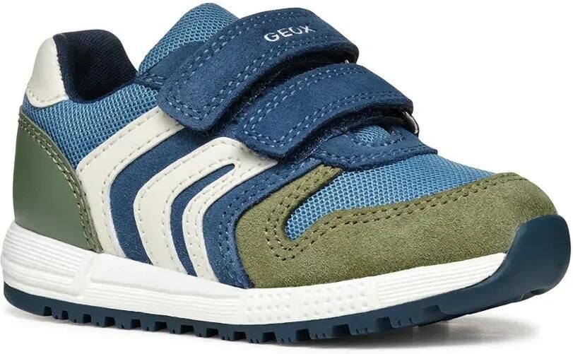 Geox Kids Alben sneakers met klittenband Blauw - Foto 2