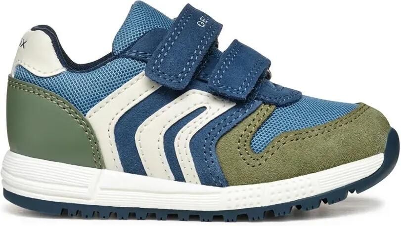 Geox Kids Alben sneakers met klittenband Blauw - Foto 3